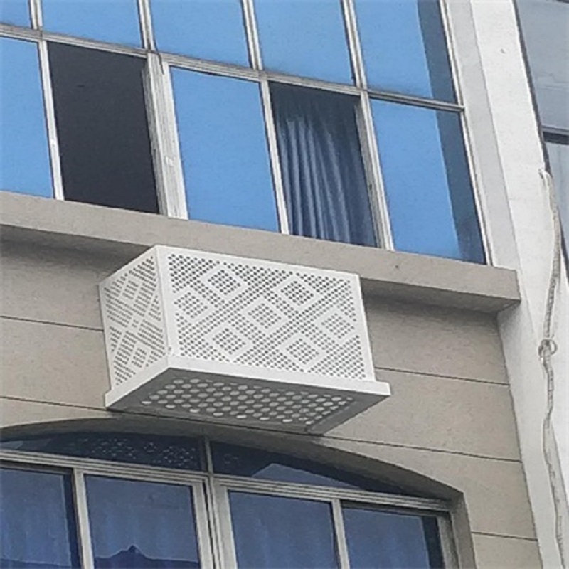 铝合金空调外机罩工程案例